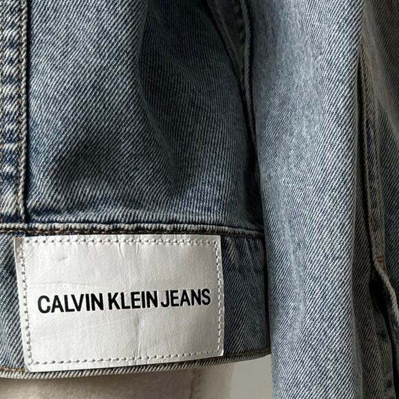 Calvin Klein Men’s Denim Jacket SZ M - Picture 5 of 6